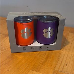 Clemson Tigers Orange and Purple Insulated Tumblers